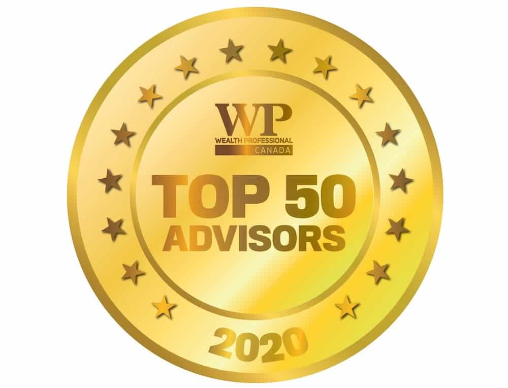 Rob Tetrault Awarded 6th Place In Top 50 Wealth Advisors in Canada Ranked by Wealth Professional - 2020